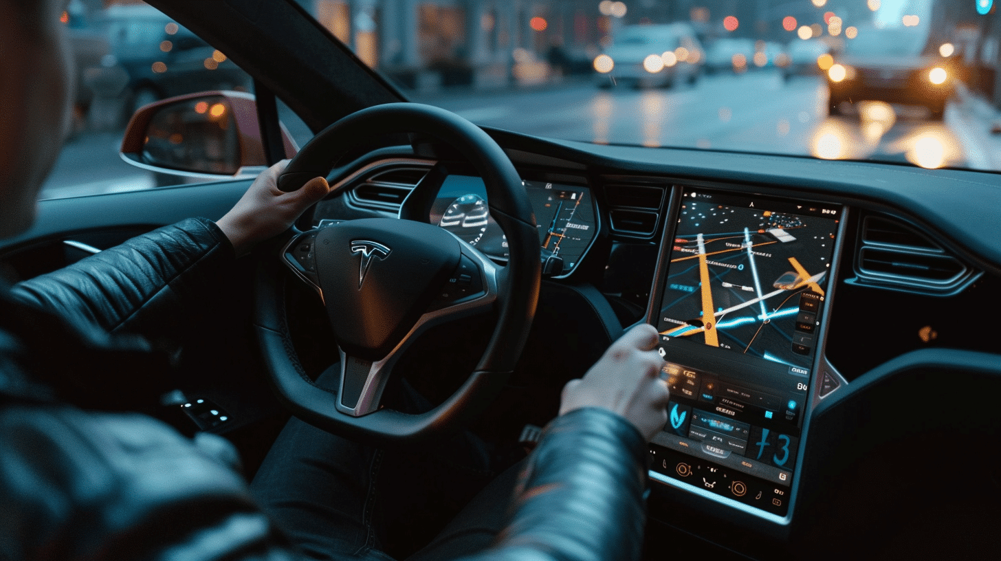 Driver distracted by touchscreen controls